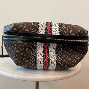 Burberry Monogram Stripe E-canvas Bum Bag